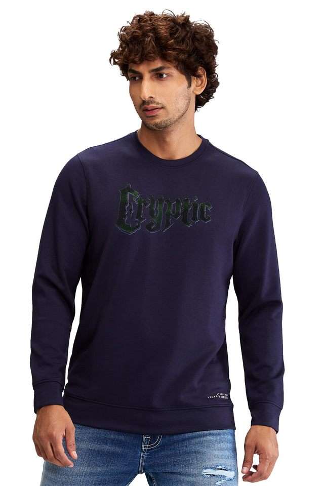 Solid-Cotton-Regular-Fit-Men-s-Sweatshirt
