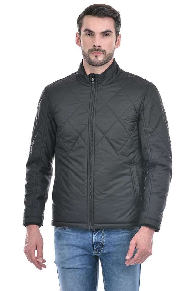 Solid-Polyester-Regular-Fit-Men-s-Casual-Wear-Jacket