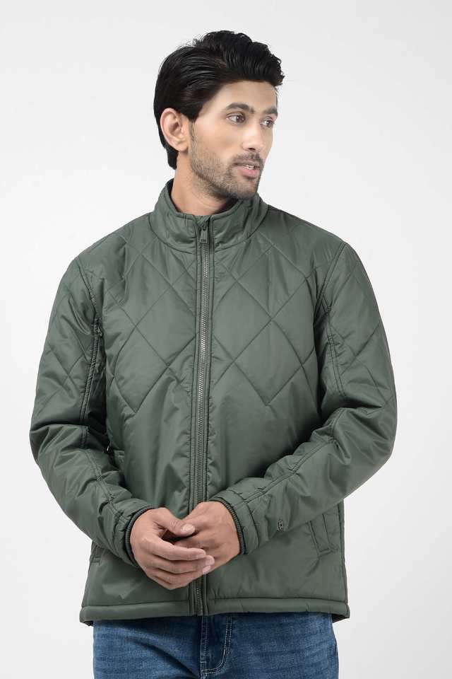 Solid-Polyester-Regular-Fit-Men-s-Casual-Wear-Jacket