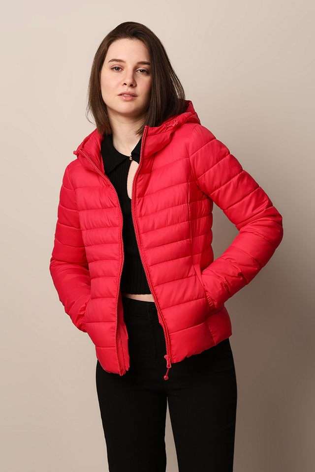 Solid-Nylon-Regular-Fit-Women-s-Jacket