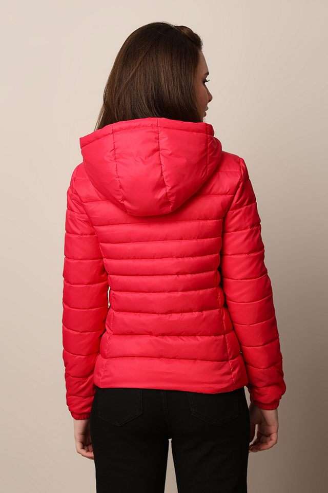 Solid-Nylon-Regular-Fit-Women-s-Jacket