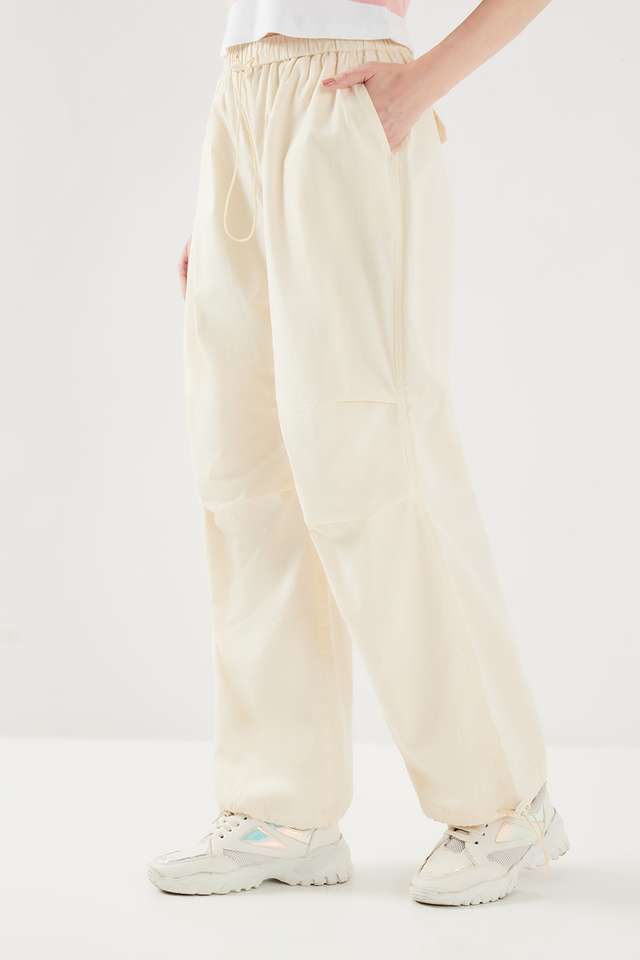 Solid-Full-Length-Cotton-Women-s-Joggers