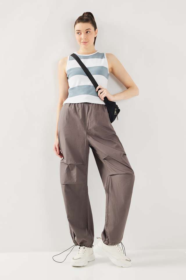 Solid-Full-Length-Cotton-Women-s-Joggers