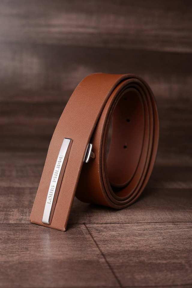 Solid-Leather-Single-Side-Men-s-Formal-Belt