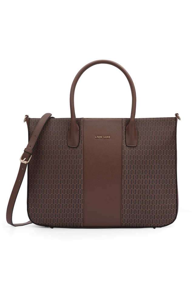 Lx-Mono-Raily-Synthetic-Zipper-Closure-Women-s-Laptop-Bag
