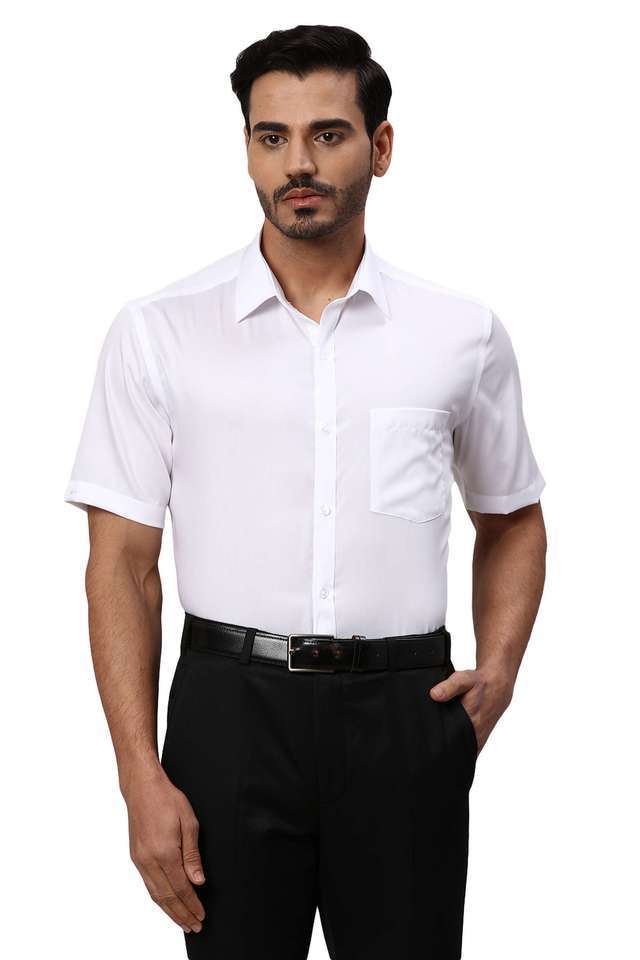 Solid-Cotton-Regular-Fit-Men-s-Formal-Wear-Shirt