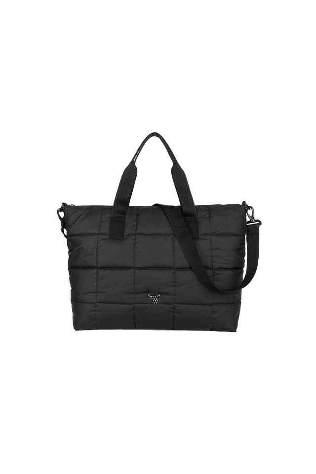 Solid-Nylon-Zipper-Closure-Women-s-Formal-Shoulder-Bag