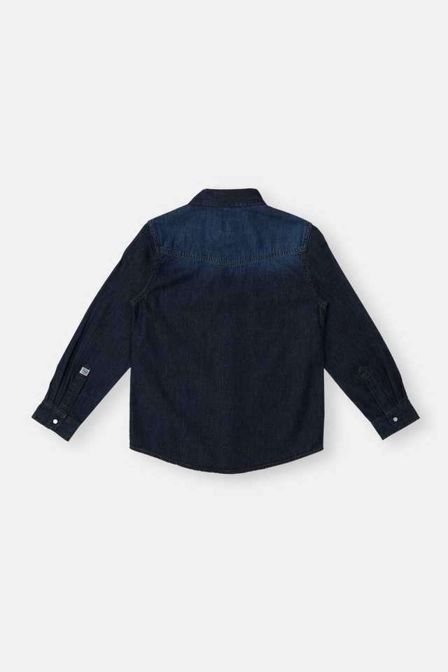 Solid-Cotton-Collared-Boys-Shirt