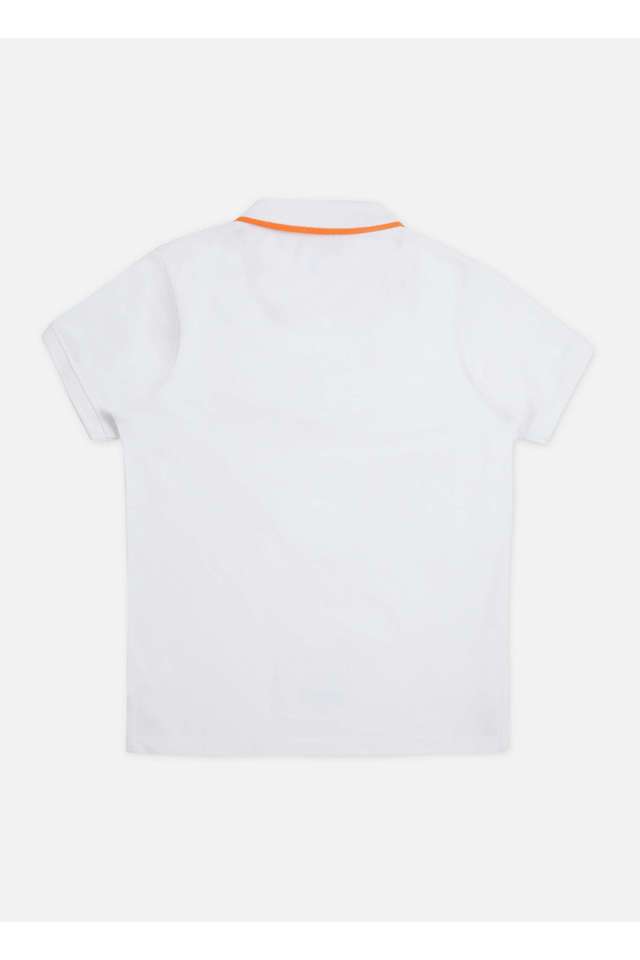 Solid-Blended-Fabric-Collared-Boys-T-Shirt