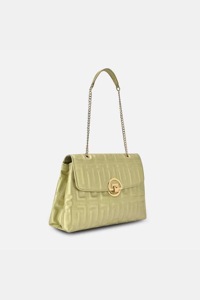 Buy Lavie NoColour Twisted Clasp Handbag PU Women's Party Wear