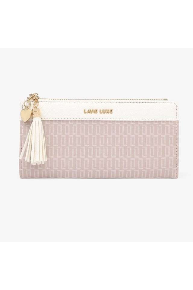 Lx-Mono-Safain-Synthetic-Zipper-Closure-Women-s-Wallet