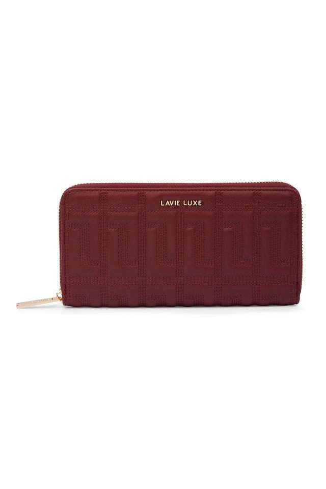 Lx-Quina-Synthetic-Zipper-Closure-Women-s-Wallet