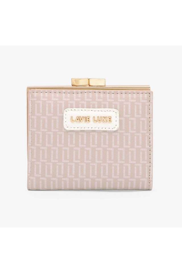 Lx-Mono-Frame-Synthetic-Zipper-Closure-Women-s-Wallet