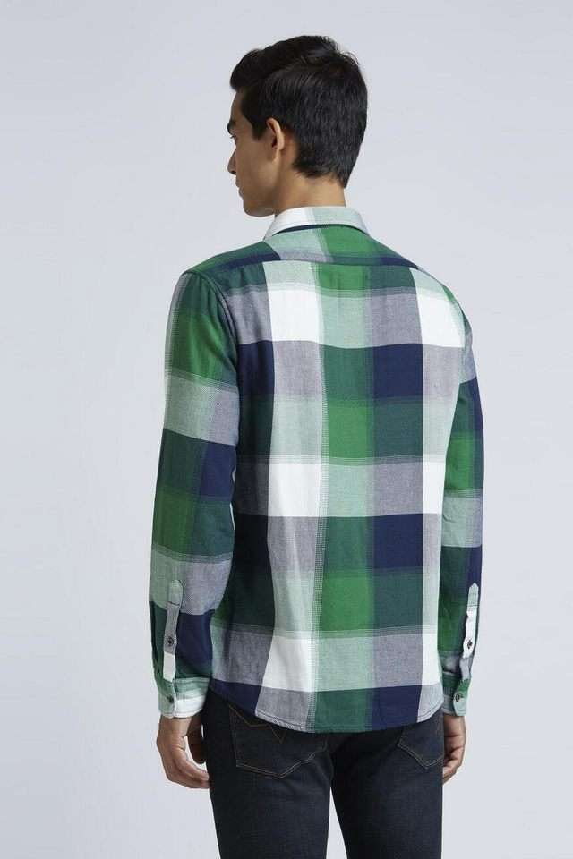 Checks-Cotton-Regular-Fit-Men-s-Casual-Wear-Shirt