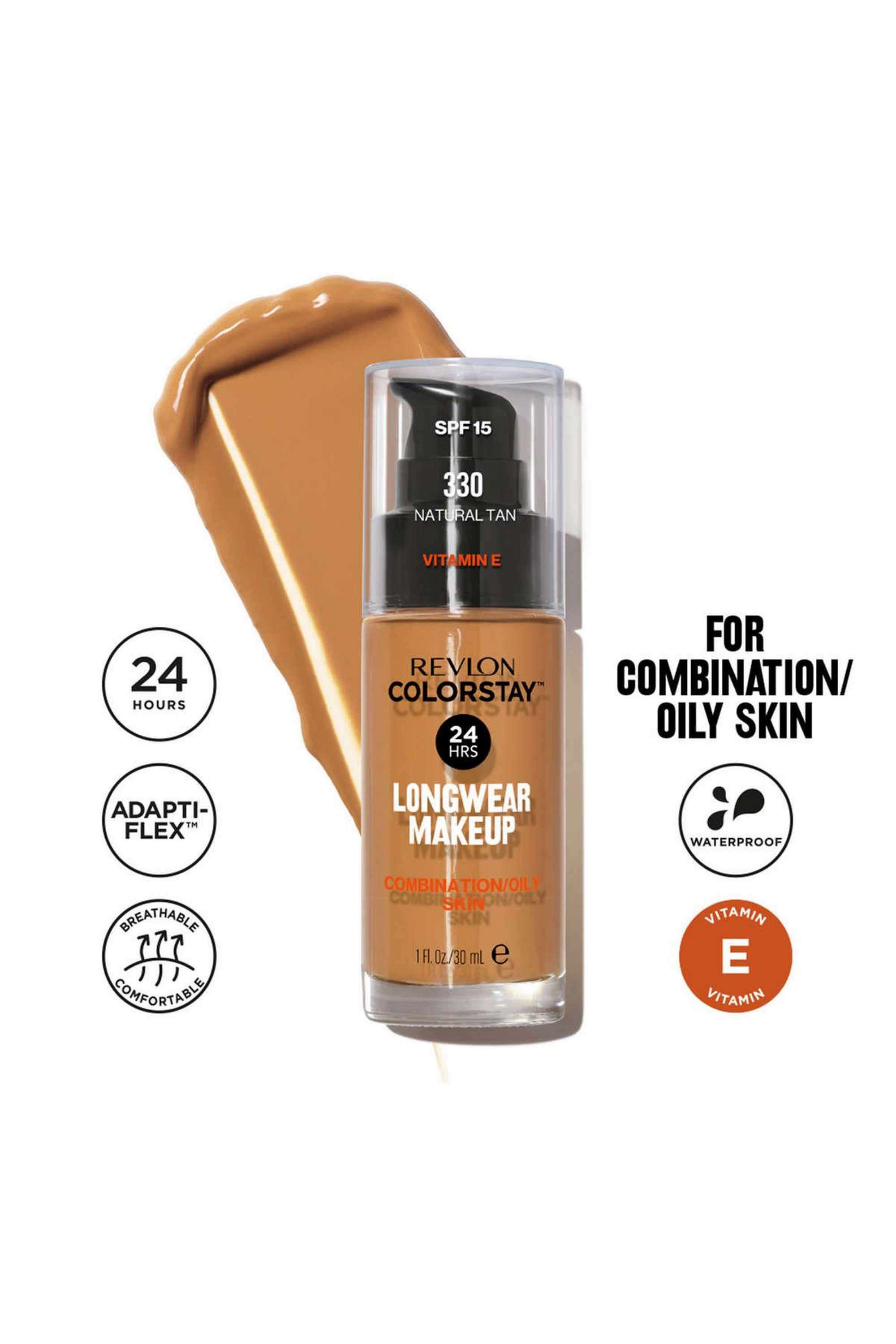 ColorStay-Longwear-Makeup-Foundation-For-Combination/Oily-Skin---Natural-Tan -30-ml