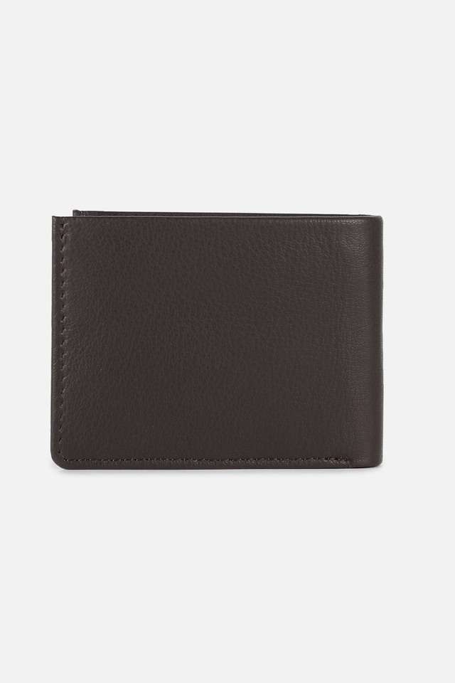 Solid-Leather-Men-s-Bi-Fold-Wallet