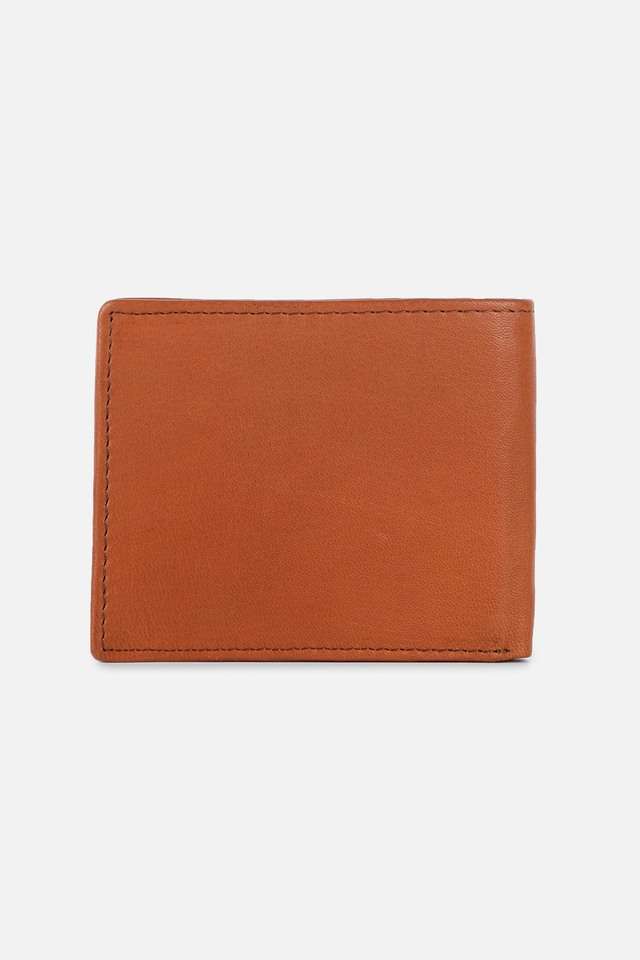 Solid-Leather-Men-s-Bi-Fold-Wallet