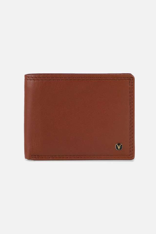 Solid-Leather-Men-s-Bi-Fold-Wallet