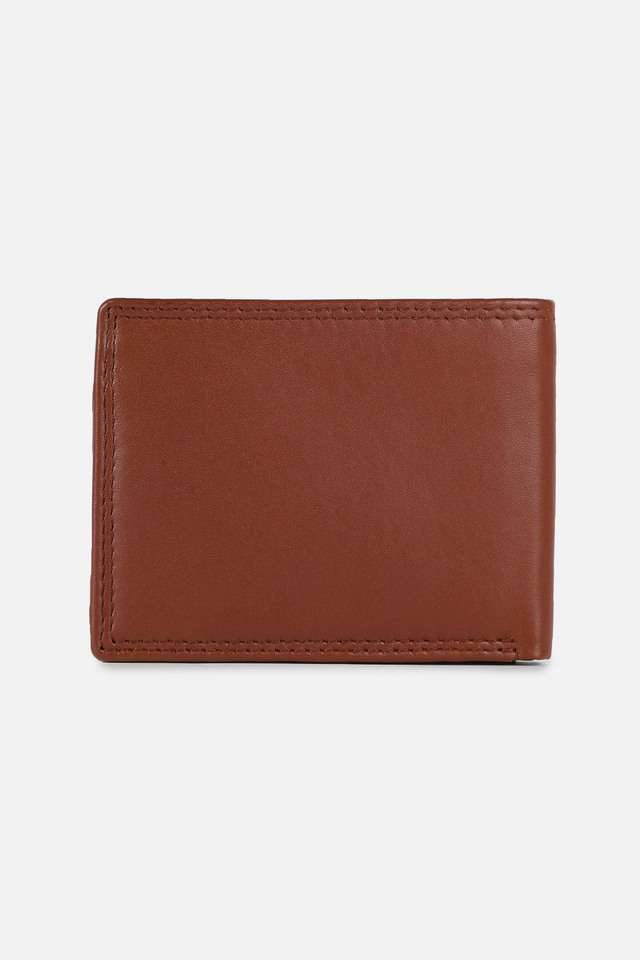 Solid-Leather-Men-s-Bi-Fold-Wallet