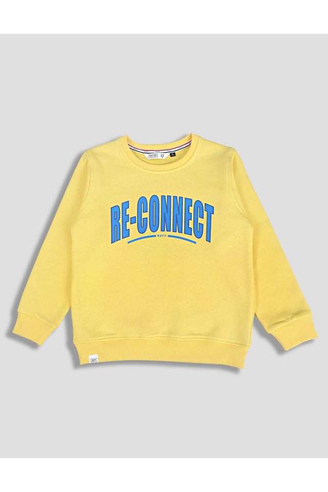 Graphic-Print-Blended-Fabric-Round-Neck-Boys-Sweatshirt