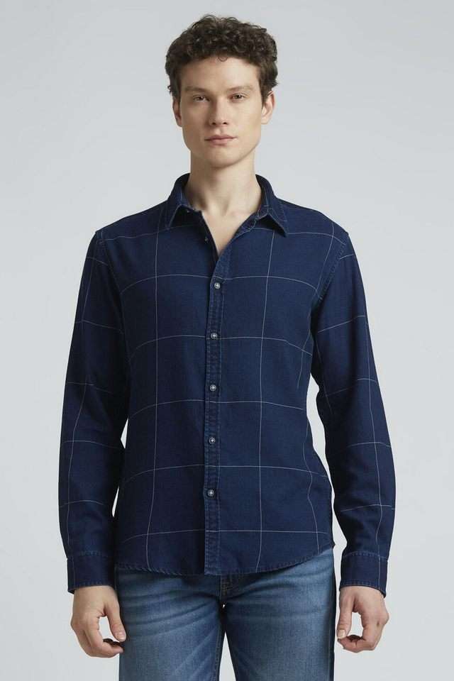 Checks-Cotton-Regular-Fit-Men-s-Casual-Wear-Shirt
