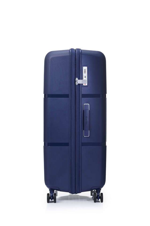 Buy Samsonite blue Unisex Interlace Polycarbonate Hard Trolley