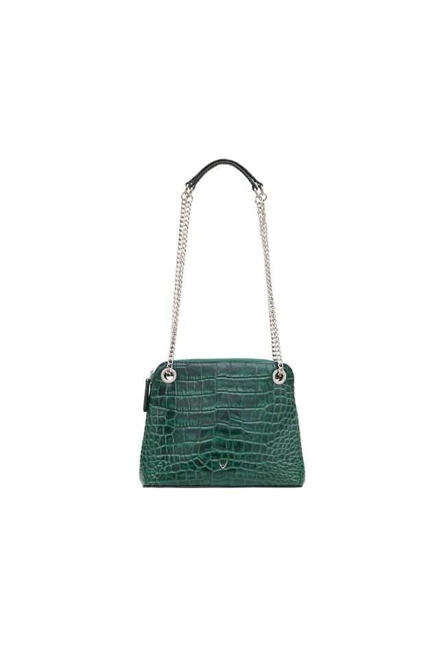 Zipper-Pure-Leather-Women-s-Party-Wear-Shoulder-Bag