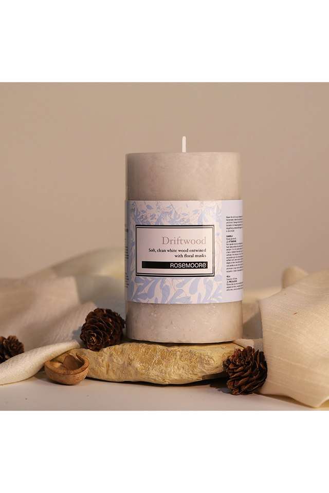 Scented-Pillar-Candle-Driftwood