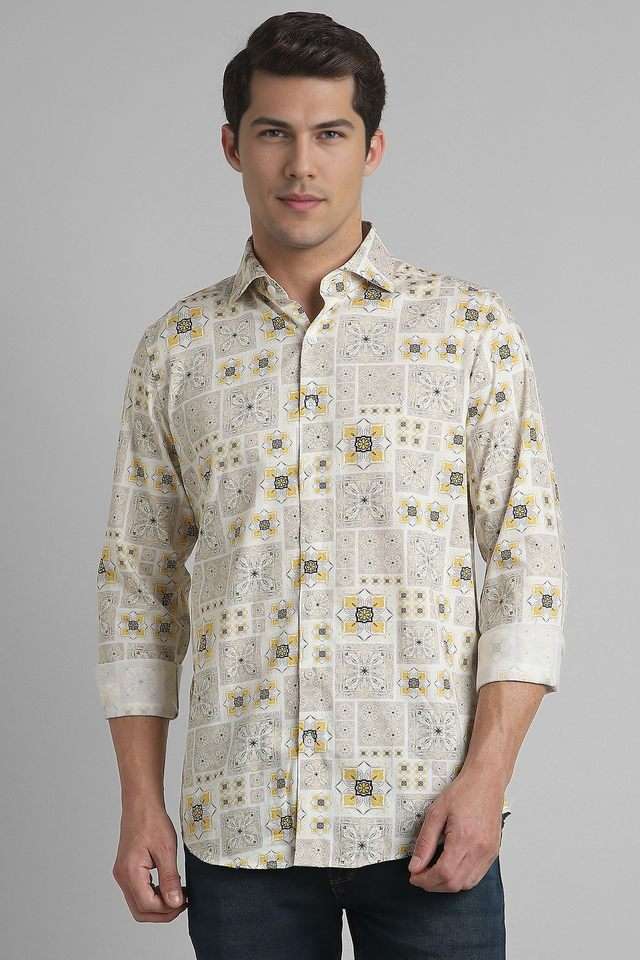 Printed-Cotton-Slim-Fit-Men-s-Casual-Shirt