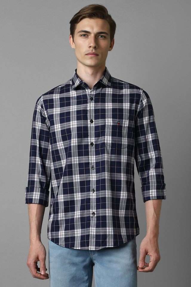 Checks-Cotton-Super-Slim-Fit-Men-s-Casual-Wear-Shirt