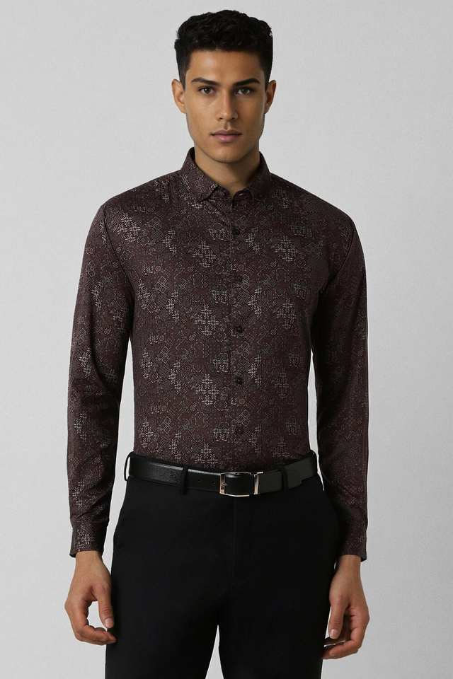 Printed-Cotton-Slim-Fit-Men-s-Formal-Wear-Shirt