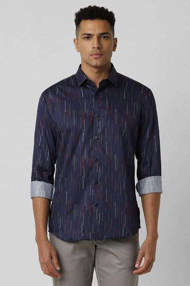 Printed-Cotton-Slim-Fit-Men-s-Formal-Wear-Shirt