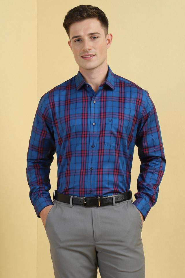 Checks-Cotton-Regular-Fit-Men-s-Formal-Wear-Shirt