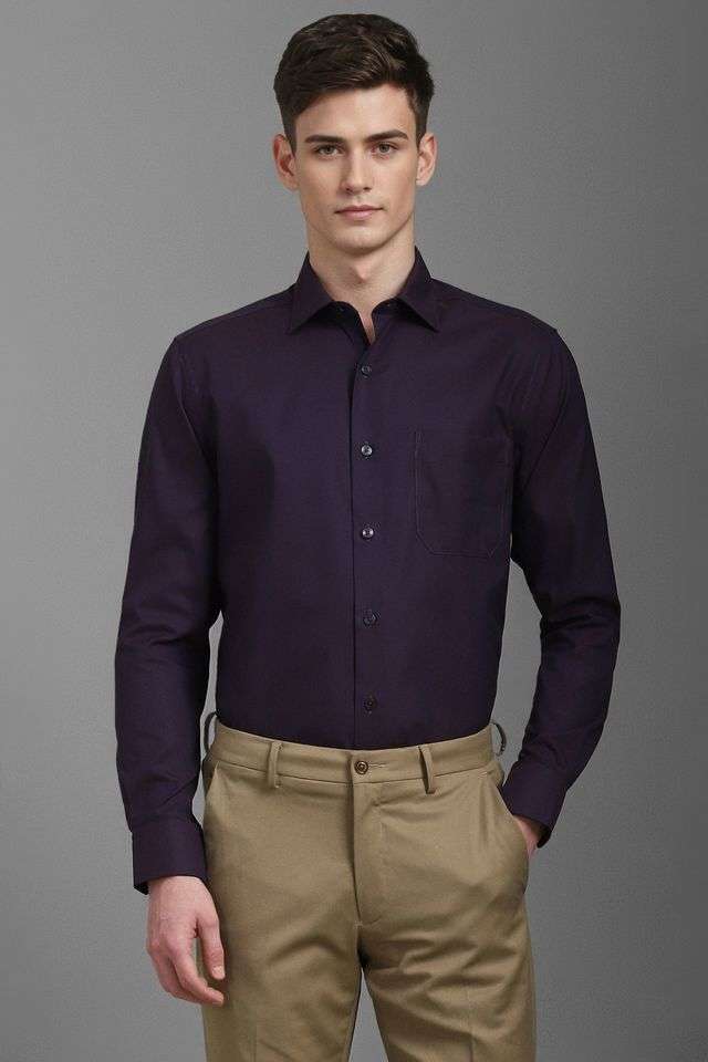 Solid-Cotton-Regular-Fit-Men-s-Formal-Wear-Shirt