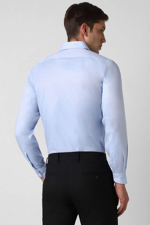 Solid-Cotton-Blend-Slim-Fit-Men-s-Formal-Shirt
