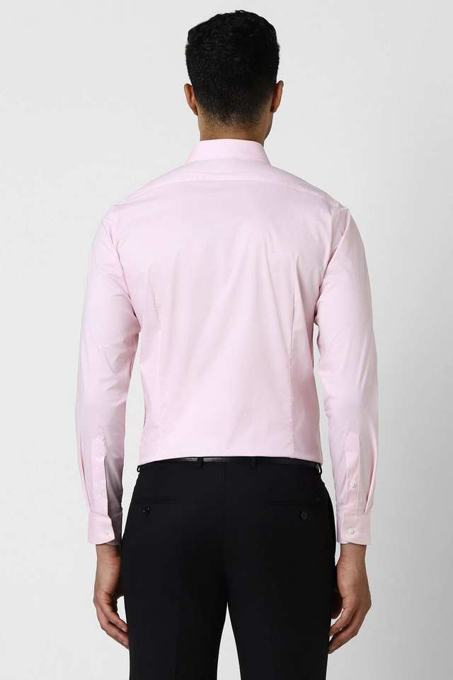 Printed-Cotton-Blend-Slim-Fit-Men-s-Formal-Wear-Shirt