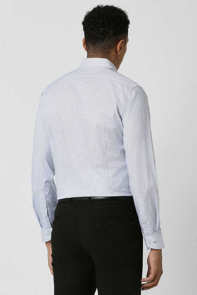 Printed-Cotton-Blend-Slim-Fit-Men-s-Formal-Wear-Shirt