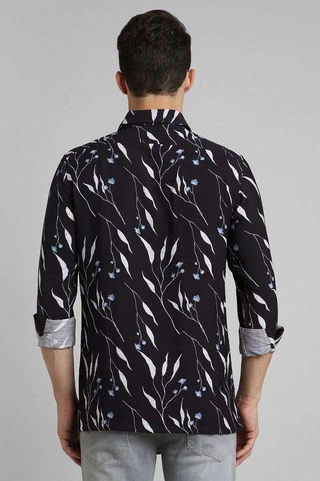 Printed-Blended-Fabric-Relaxed-Fit-Men-s-Casual-Wear-Shirt