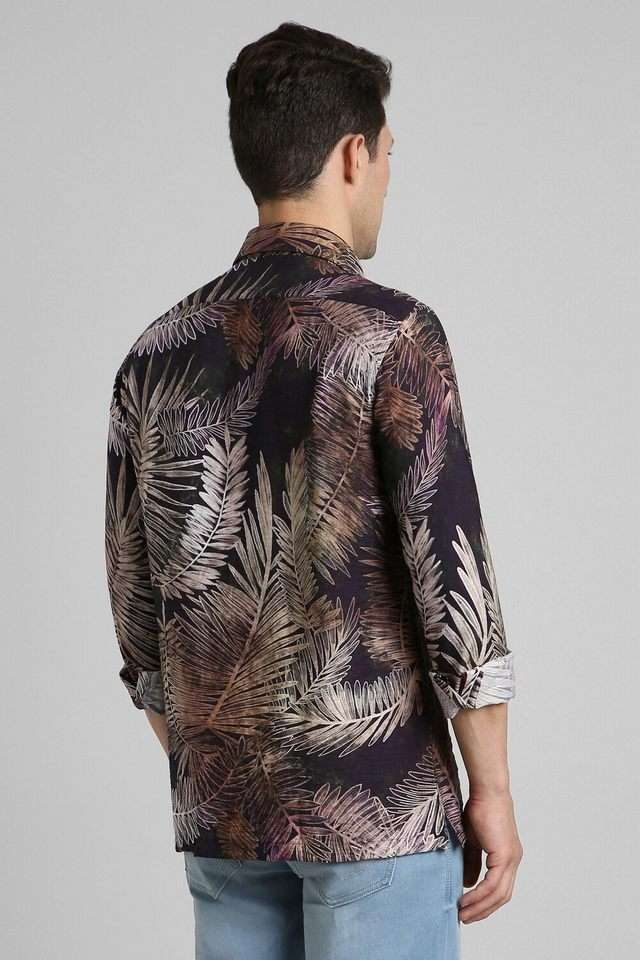 Printed-Blended-Fabric-Slim-Fit-Men-s-Casual-Wear-Shirt