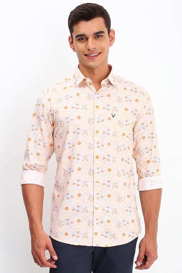 Printed-Blended-Fabric-Regular-Fit-Men-s-Casual-Shirt
