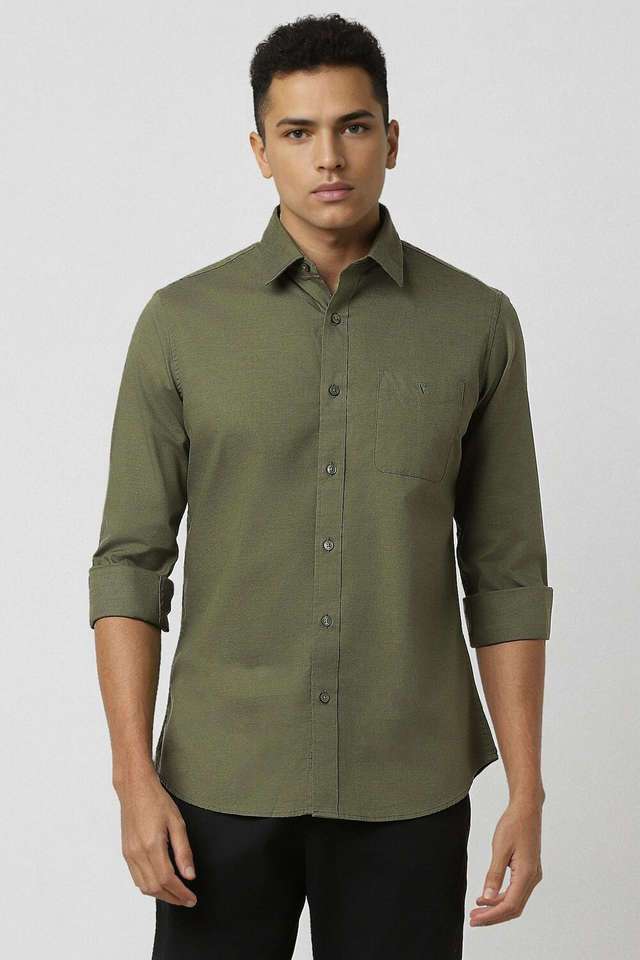 Textured-Cotton-Slim-Fit-Men-s-Casual-Wear-Shirt