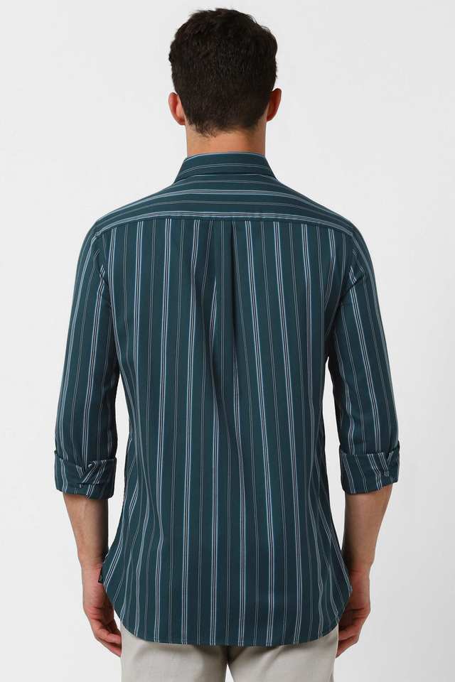 Textured-Cotton-Slim-Fit-Men-s-Casual-Wear-Shirt