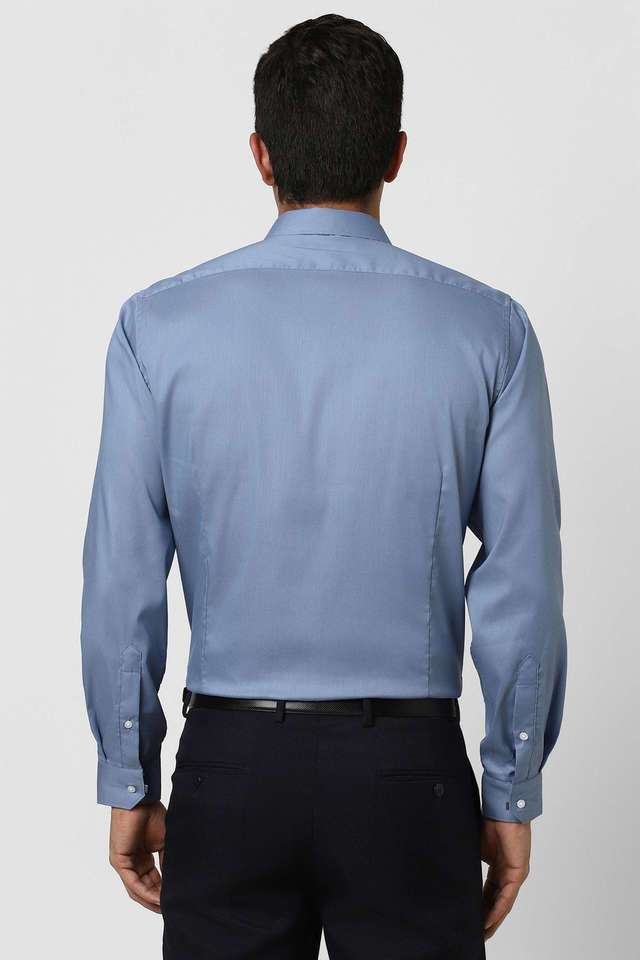 Solid-Cotton-Slim-Fit-Men-s-Formal-Wear-Shirt