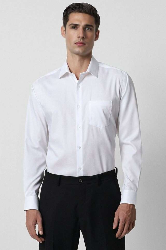 Textured-Cotton-Blend-Regular-Fit-Men-s-Formal-Shirt