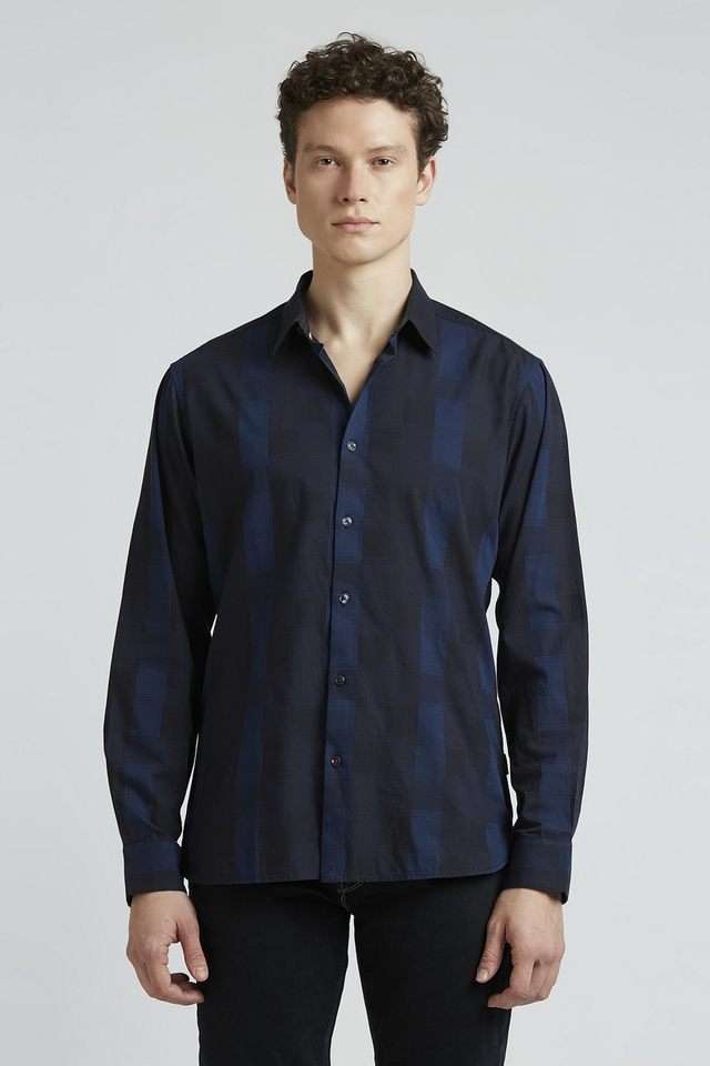 Checks-Cotton-Regular-Fit-Men-s-Casual-Wear-Shirt