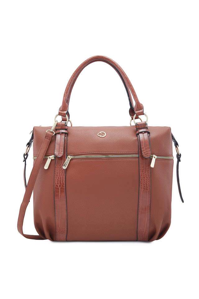 Nicole-Faux-Leather-Zipper-Closure-Women-s-Satchel-Bag