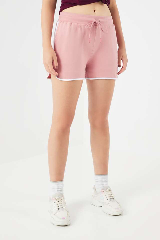 Regular-Fit-Mid-Thigh-Cotton-Women-s-Active-Wear-Shorts