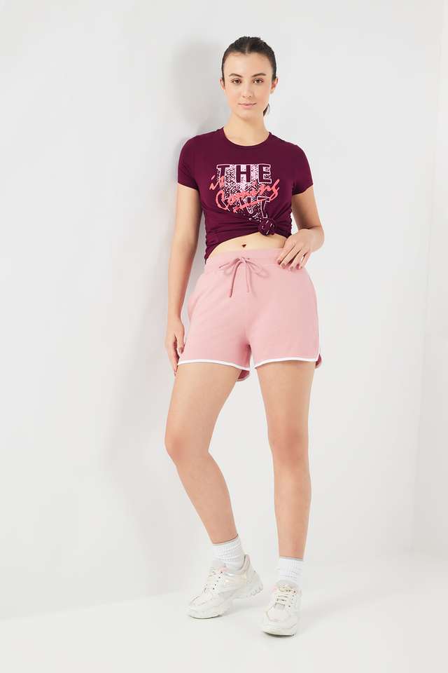 Regular-Fit-Mid-Thigh-Cotton-Women-Athleisure-Shorts