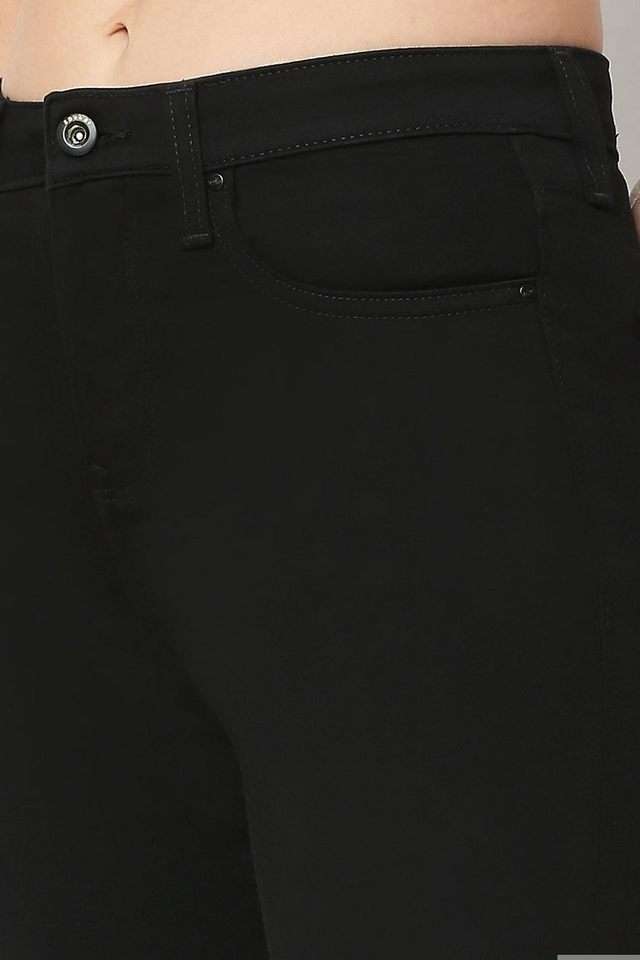 High-Rise-Blended-Fabric-Super-Skinny-Fit-Women-s-Jeans