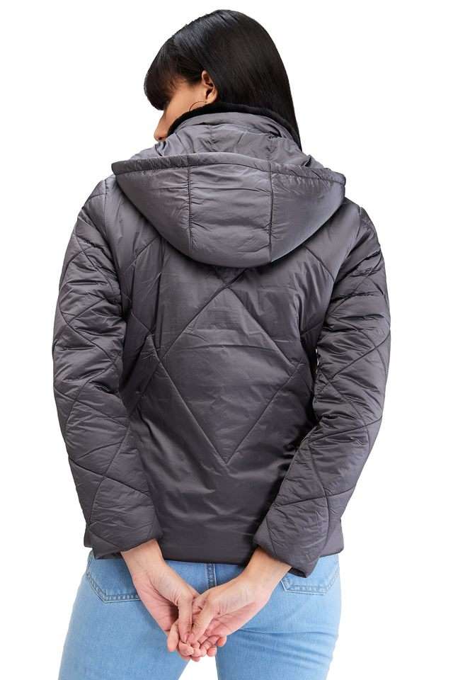 Solid-Polyester-Regular-Fit-Women-s-Jacket